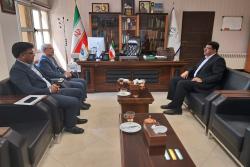 دیدار مدیر کل پزشکی قانونی استان زنجان با مدیر کل ثبت اسناد و املاک استان زنجان