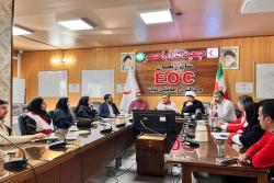 برگزاری جلسه مشترک اعضای تیم مدیریت بحران اداره کل پزشکی قانونی استان زنجان با جمعیت هلال احمر